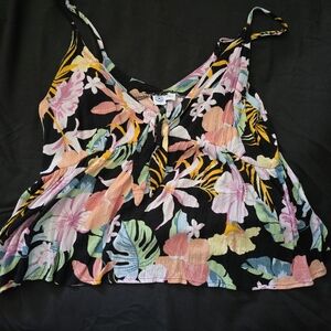 Hurley Multicolor Floral Camisole